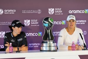 Carlota Ciganda and Anna Nordqvit at the ATS Sotogrande (1)