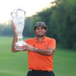 Eugenio Chacarra (-21) ganó en la India y ya es líder del ranking de la Carrera hacia Dubai