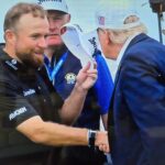 Sean Lowry (-23) se sale en el Open de Irlanda, en el campo de Trump