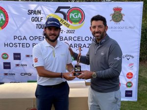 Open de Barcelona Angel Hidalgo ganador con Larrazábal